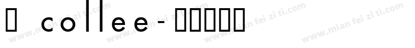 透 coffee字体转换